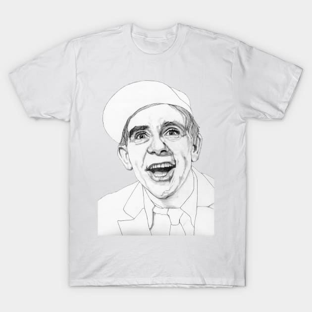 Norman Wisdom T-Shirt by paulnelsonesch